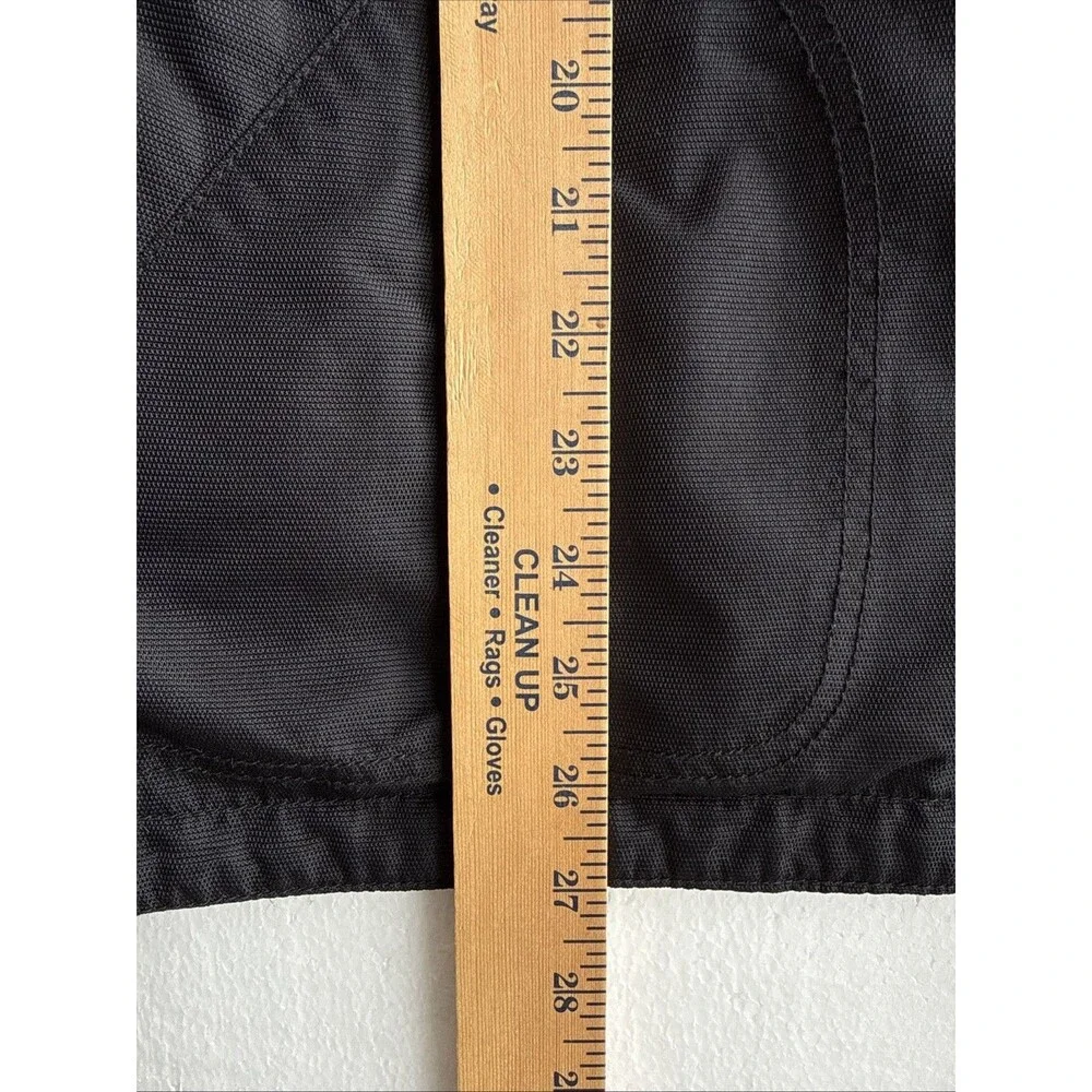 VTG Harley-Davidson Men's Large Black/Gray Reversible Full Zip Bomber Jacket
